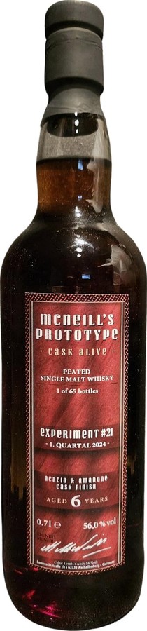 McNeill's Prototype 6yo MNC Experiment #21 56% 700ml