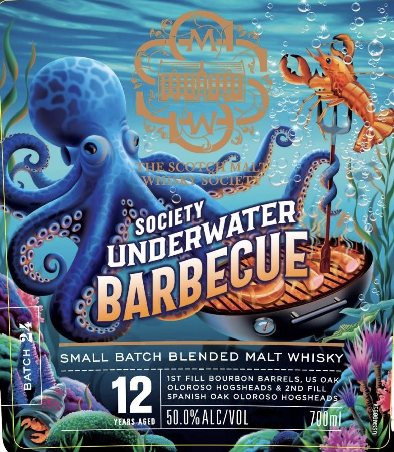 Blended Malt Scotch Whisky 12yo SMWS Underwater barbecue 50% 700ml