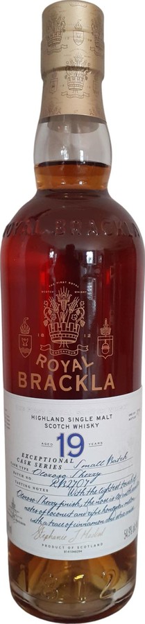 Royal Brackla 19yo Exceptional Cask Series 54.9% 700ml