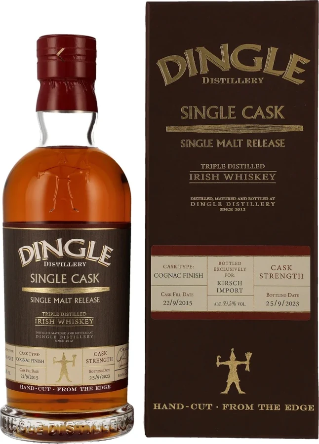 Dingle 2015 Single Cask Cognac Finish Kirsch Import 59.5% 700ml