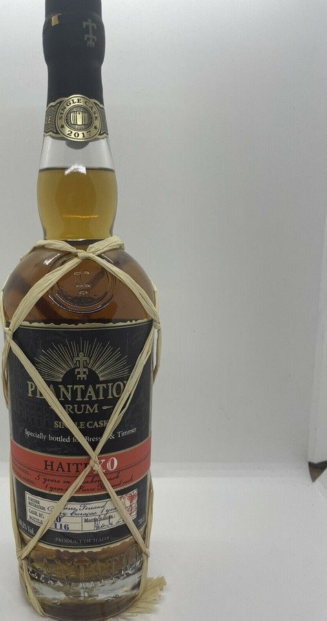 Plantation XO Haiti Single Cask #10 Bottled for Bresser & Timmer 6yo 700ml 40.2%