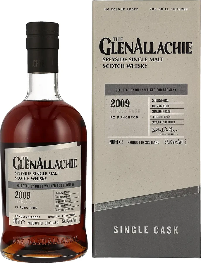 Glenallachie 2009 Single Cask 57.1% 700ml