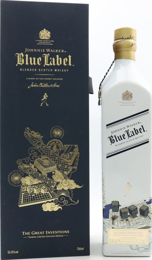 Johnnie Walker Blue Label Great Inventions Taiwan Edition Taiwanese Market 55.8% 750ml