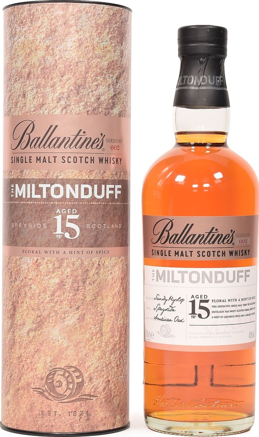 Miltonduff 15yo Ballantine's Series No. 002 40% 700ml