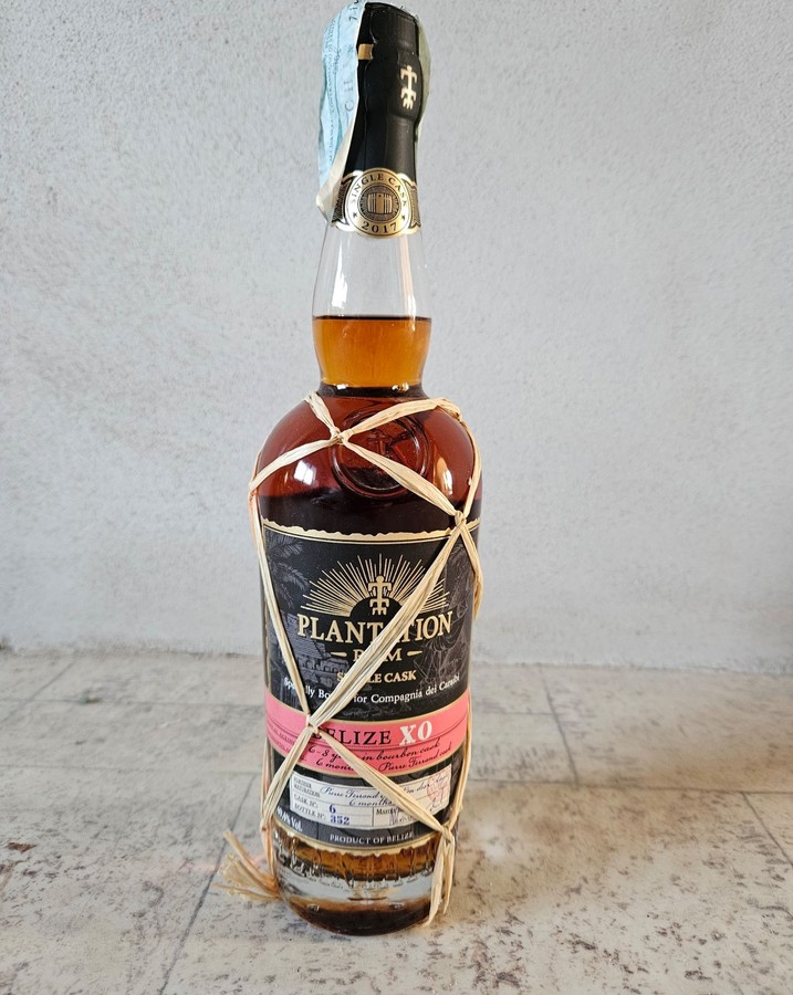 Plantation XO Belize Single Cask #6 Bourbon Cask Pierre Ferrand Cask Bottled for Compagnia dei Caraibi 9yo 49.4% 700ml