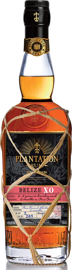 Plantation XO Belize Single Cask #2 Bourbon Cask Pierre Ferrand Cask 9yo 49.4% 700ml