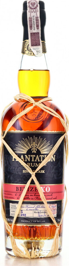 Plantation XO Belize Single Cask #5 Bourbon Cask Pierre Ferrand Cask 9yo 49.4% 700ml