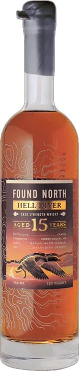 Found North 15yo FndN Hell Diver Cask Strength Whisky 59.5% 750ml