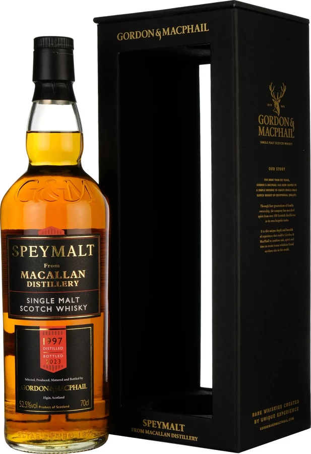 Macallan 1997 GM Speymalt Refill Sherry Hogshead 52.5% 700ml