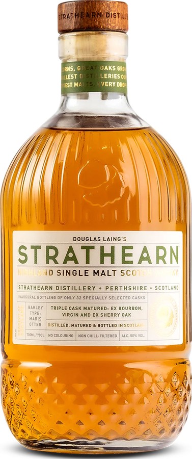 Strathearn Triple Cask Matured Highland Single Malt Scotch 50% 700ml