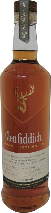 Glenfiddich 2012 Spirit of Speyside Whisky Festival 2024 Spirit of Speyside Whisky Festival 2024 56% 700ml