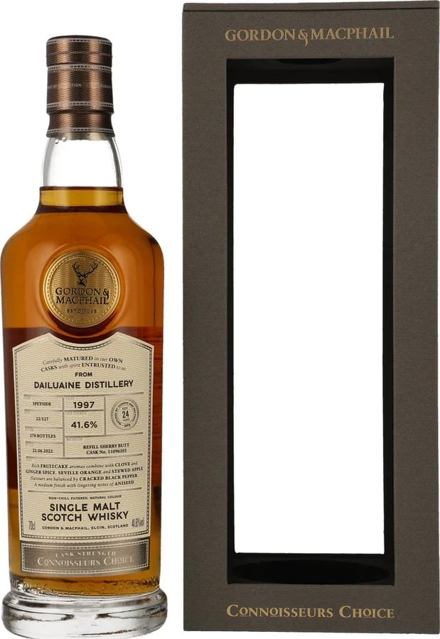 Dailuaine 1997 GM Connoisseurs Choice Cask Strength Refill Sherry Butt 41.6% 700ml