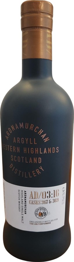 Ardnamurchan 2016 AD 03:16 The AD venture Club Release no.3 AD Venturers 55% 700ml