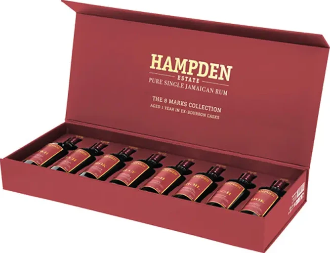 Velier Hampden Estate The 8 Marks Collection Ex-Bourbon Casks 8x200ml SET