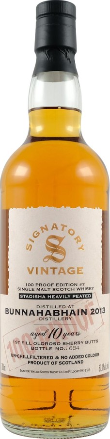 Staoisha 2013 SV 100 Proof Edition #7 57.1% 700ml