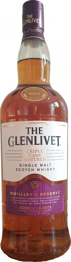 Glenlivet Disttiller's Reserve Triple Cask Matured 40% 1000ml