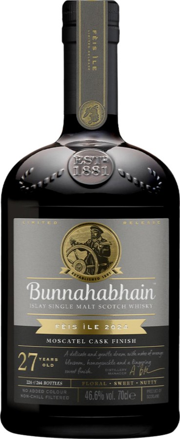 Bunnahabhain 27yo Feis Ile 2024 46.6% 700ml