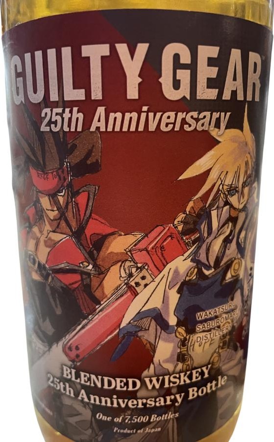 Wakatsuru Blended Whisky Guilty GEAR 25th Anniversary 46% 700ml