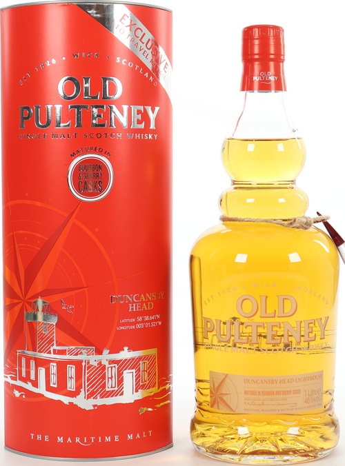 Old Pulteney Duncansby Head Lighthouse series Bourbon + Sherry Casks 46% 1000ml