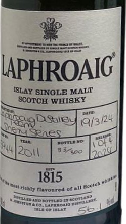 Laphroaig 2011 Handfilled Distillery only 56.1% 700ml