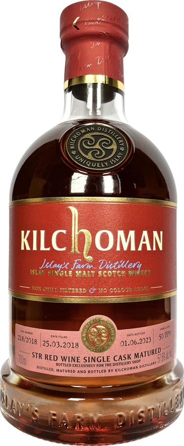 Kilchoman 2018 Single Cask Release Distilery Shop 57.6% 700ml