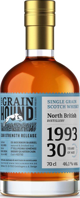 North British 1993 TCaH The Grainhound 46.1% 700ml