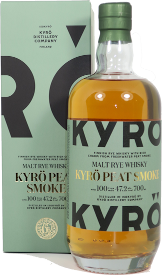 Kyro Peat Smoke Malt Rye Whisky 47.2% 700ml