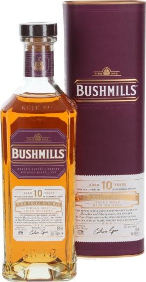 Bushmills 10yo wine Dulce Reserve 43% 700ml