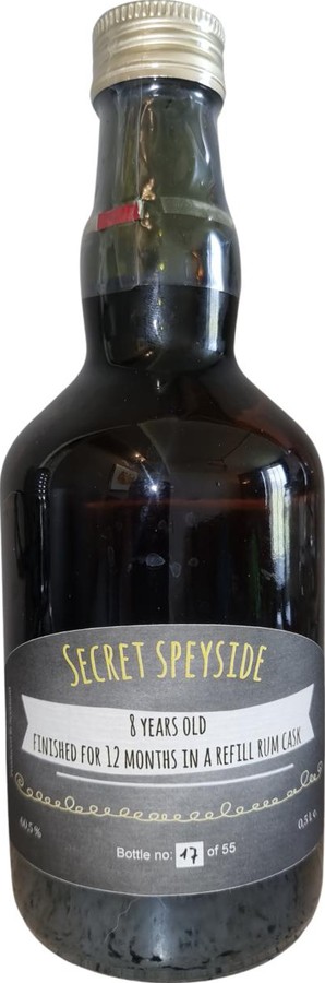 Secret Speyside 8yo SsDC Prive Botteling 60.5% 500ml