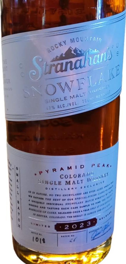 Stranahan's Snowflake Small Batch 47% 750ml