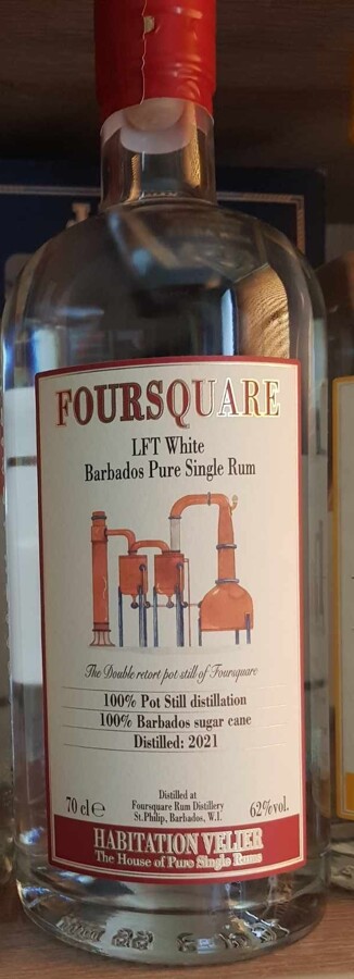 Habitation Velier 2021 Foursquare LFT White High Esters 62% 700ml