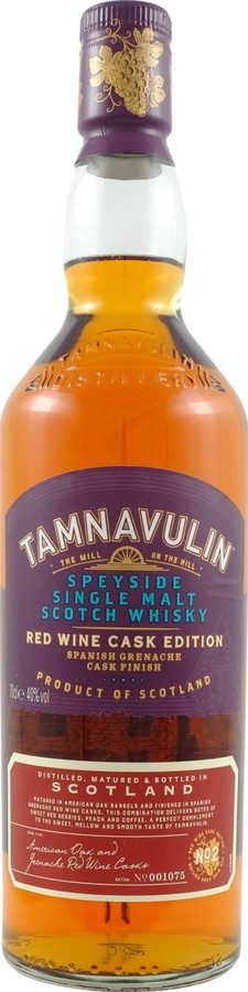 Tamnavulin Red Wine Cask Edition 40% 700ml