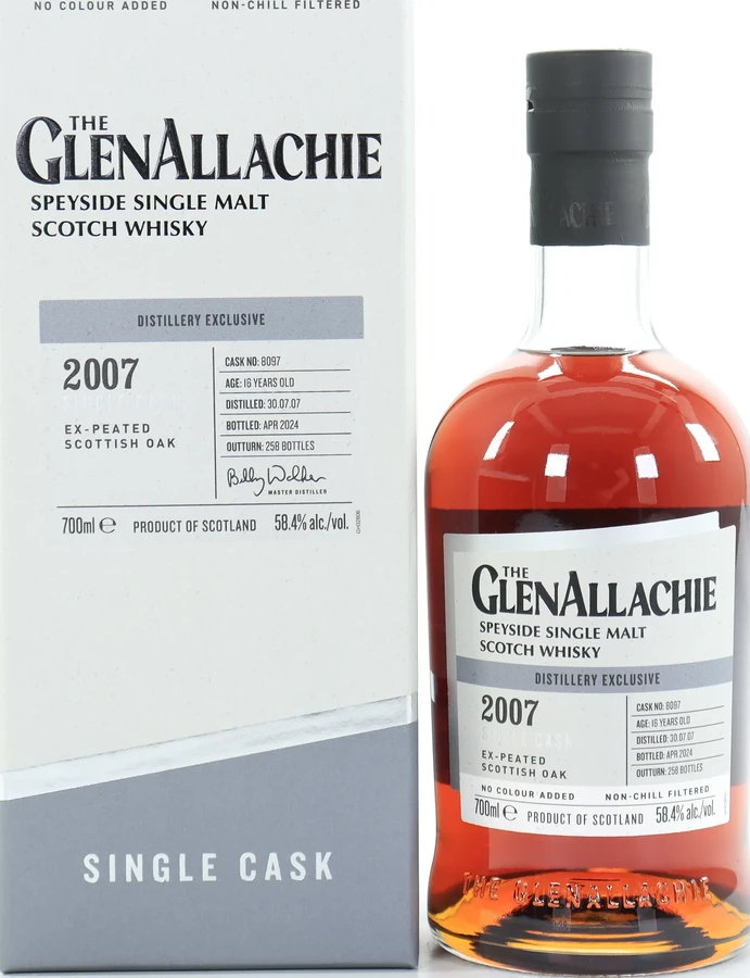 Glenallachie 2007 Distillery Exclusive 58.4% 700ml