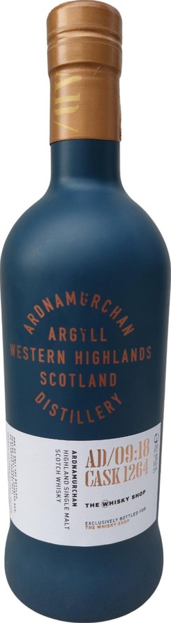 Ardnamurchan 2018 AD 09:18 The Whisky Shop 58.8% 700ml