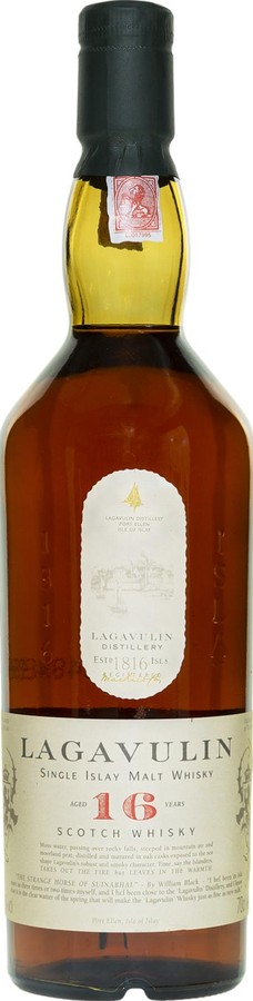 Lagavulin 16yo Single Islay Malt Whisky 43% 750ml