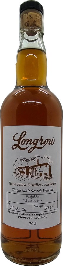 Longrow Hand Filled Distillery Exclusive 59.2% 700ml