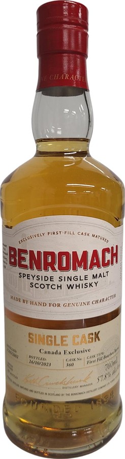 Benromach 2002 57.8% 700ml