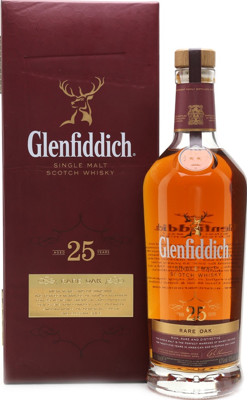 Glenfiddich 25yo Rare Oak 43% 700ml
