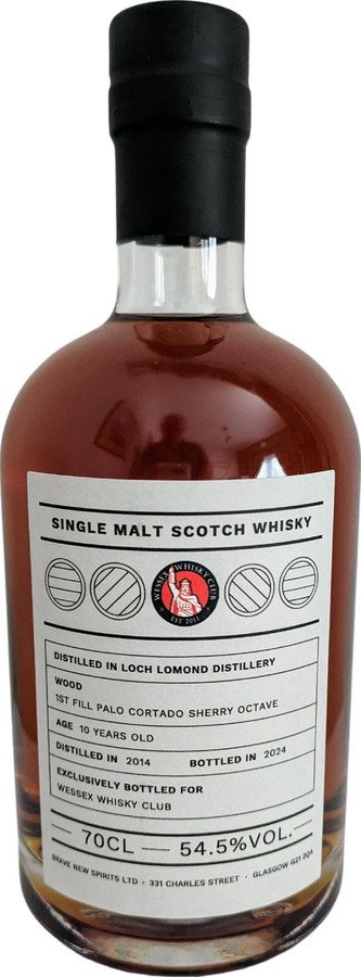 Loch Lomond 2014 BNSp Wessex Whisky Club 54.5% 700ml