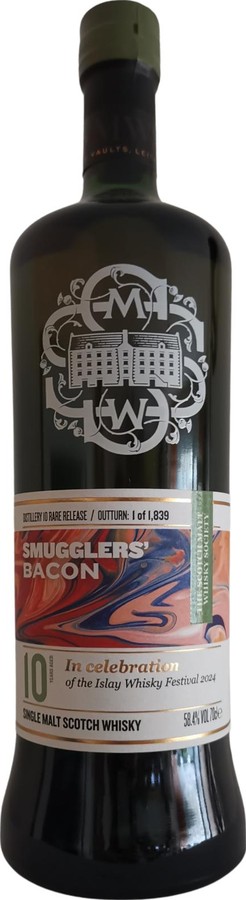 Bunnahabhain 2013 SMWS Distillery 10 Rare Release Smugglers bacon Islay Whisky Festival 2024 58.4% 700ml