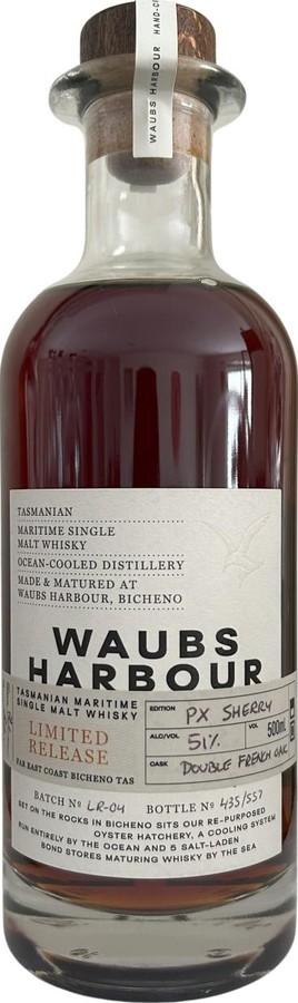 Waubs Harbour Px Sherry Limited Release 51% 500ml