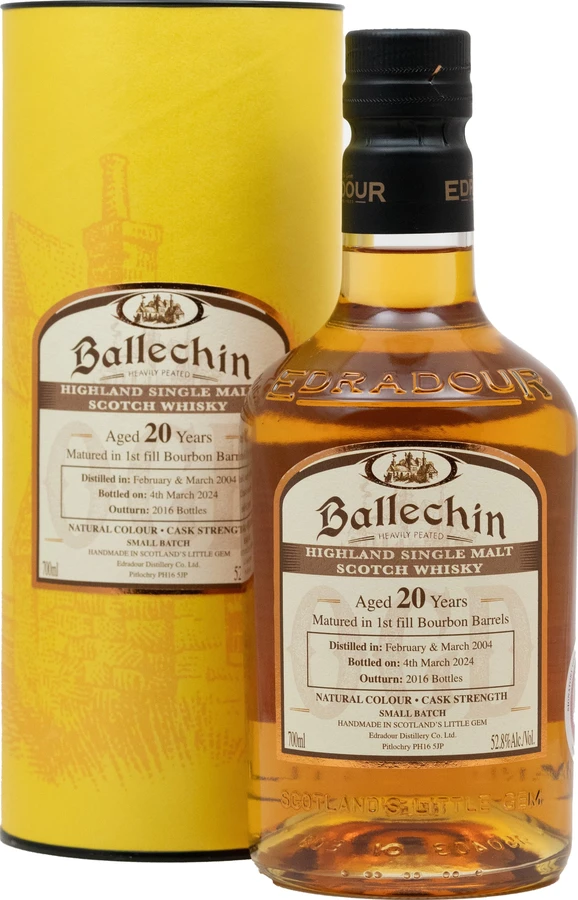 Ballechin 2004 Bourbon Cask Matured 52.8% 700ml