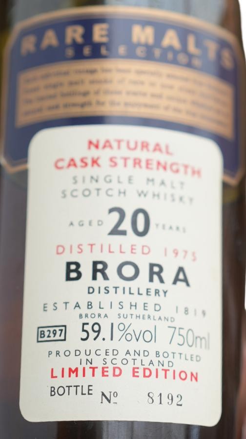 Brora 1975 Rare Malts Selection South Africa 59.1% 750ml