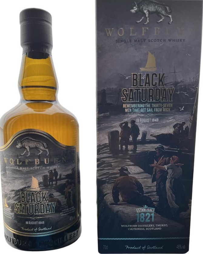 Wolfburn Wick Harbour Trust Black Saturday 46% 700ml