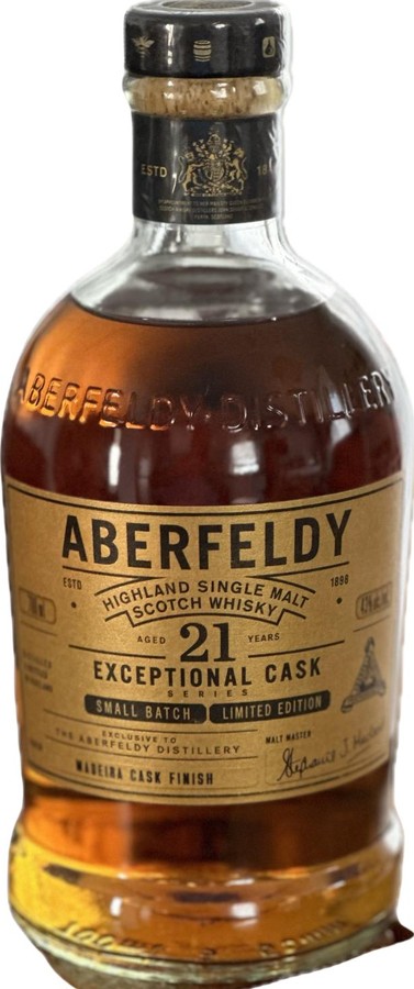 Aberfeldy 21yo Exceptional Cask Small Batch Limited Edition 43% 700ml