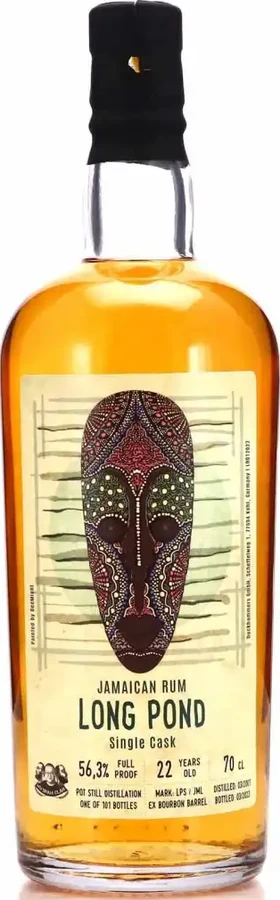 Wu Dram Clan 2001 Long Pond Jamaican 22yo 56.3% 700ml