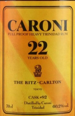 Wealth Solutions 1997 Caroni Trinidad The Ritz Carlton Tokyo Full Proof Heavy Rum Cask #82 22yo 60.2% 700ml