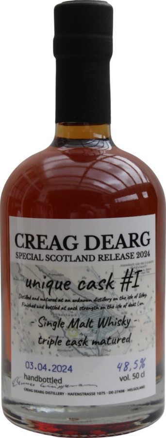 Creag Dearg Special Scotland Release 2024 Hand Bottled 48.5% 500ml