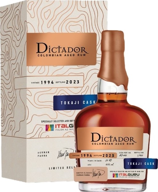 Dictador 1994 Tokaji Cask Bottled for ItalGuru 40% 700ml