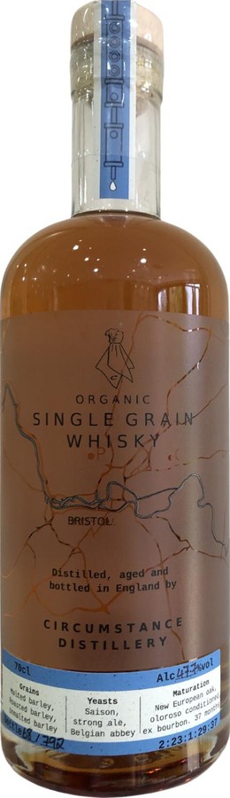 Circumstance Organic Single Grain Whisky 47.5% 700ml